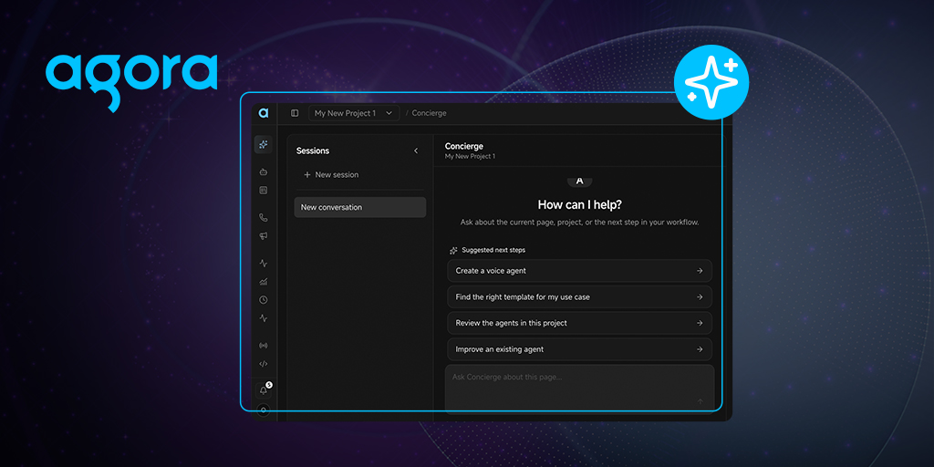 Agora Console voice agent assistant
